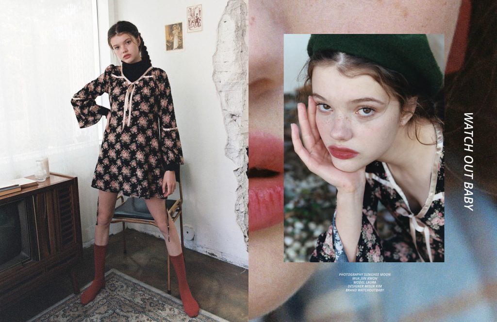 "Watch out baby" by Sunghee Moon with Laura from Milk Agency for Keyi Magazine Berlin
