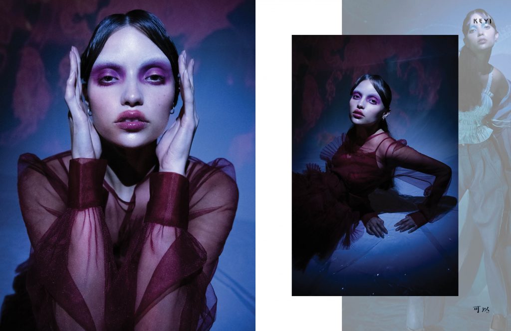 Editorial Medusa by Laetitia Dumez with Sarah Pearce for KEYI Magaine Berlin Inspired by one of the most elegant creatures of the deep sea.