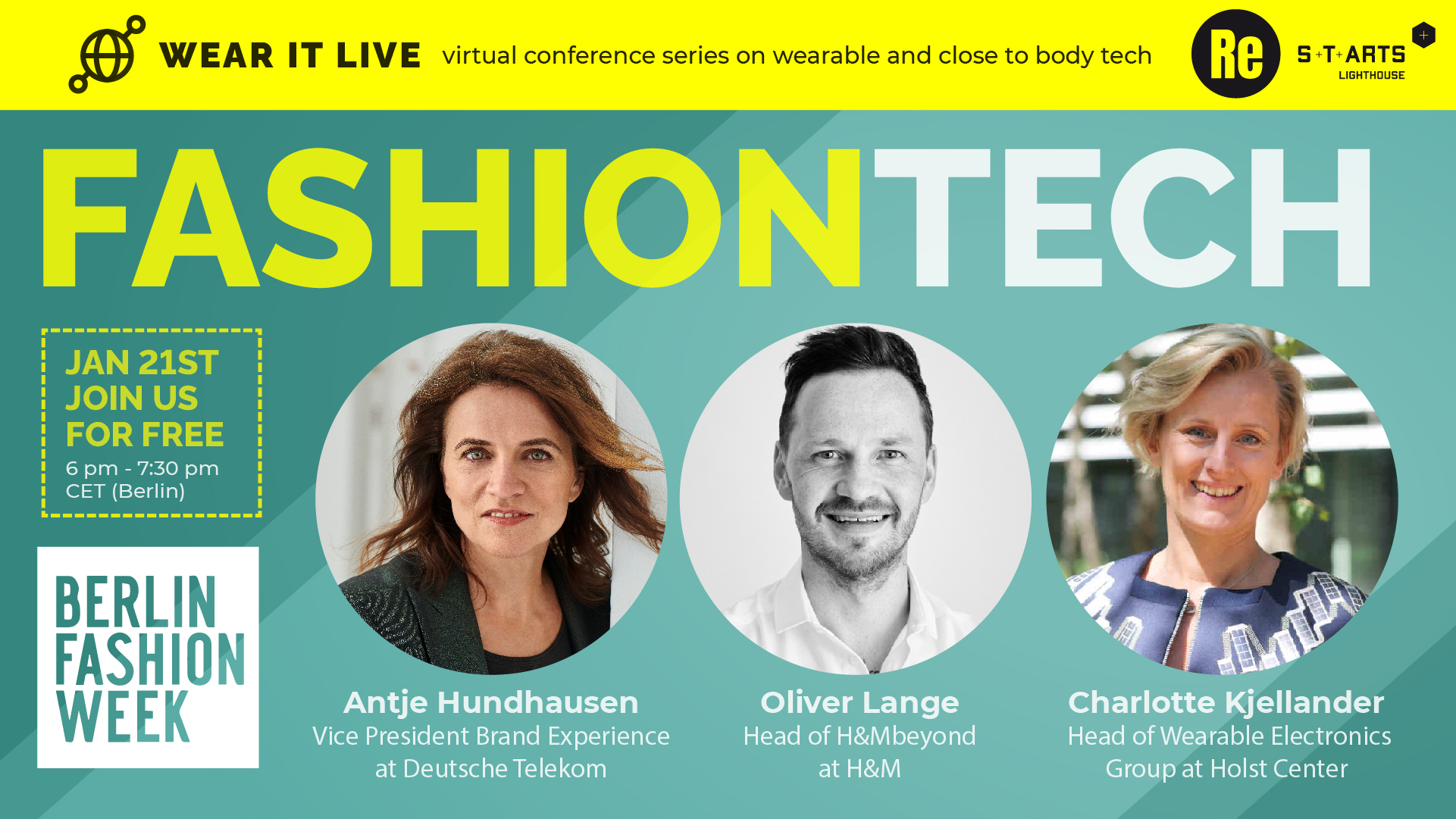 Wear It Live is a global series of virtual events focused on wearables and body-related technologies