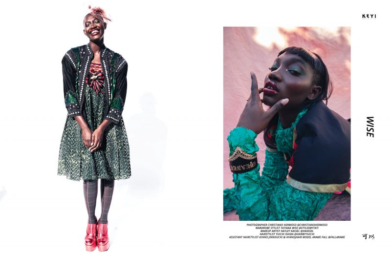 "Wise" by Christiano Herooso with Arame Fall. Styling by Tatiana Wise. Makeup by Hayley Kassel