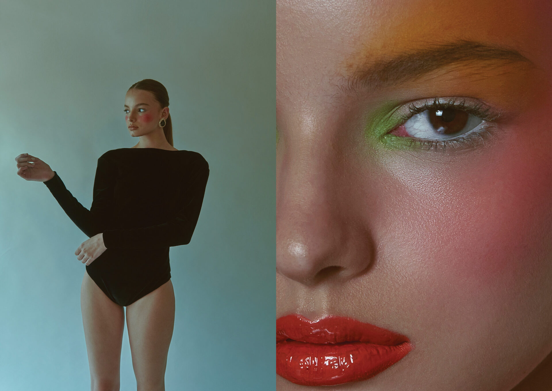 "TWO" by Karla Figueroa with Florencia Menegazzo and Cósima Fricke from We love models agency. Make up by Juan Ignacio Ormeño