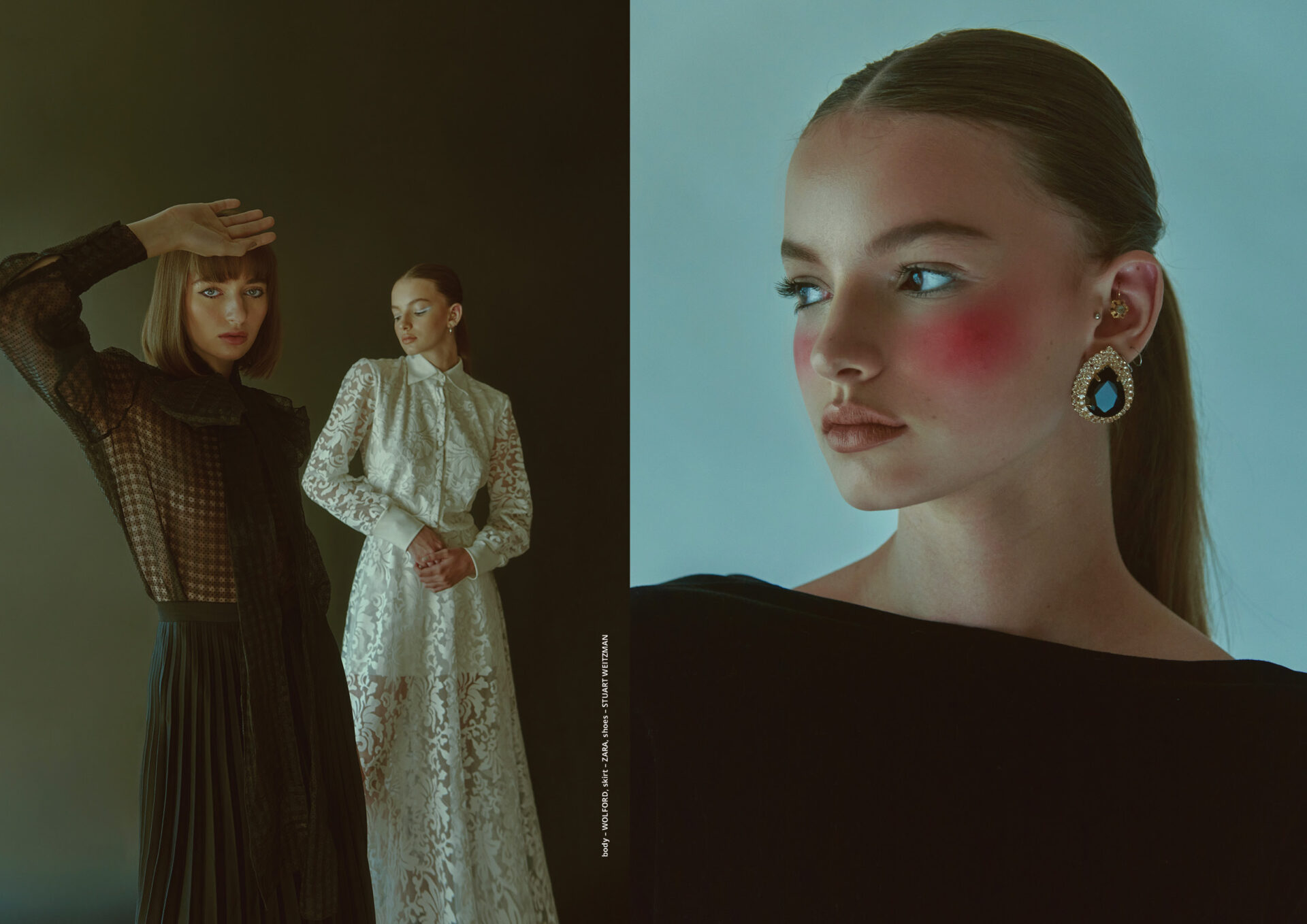 "TWO" by Karla Figueroa with Florencia Menegazzo and Cósima Fricke from We love models agency. Make up by Juan Ignacio Ormeño