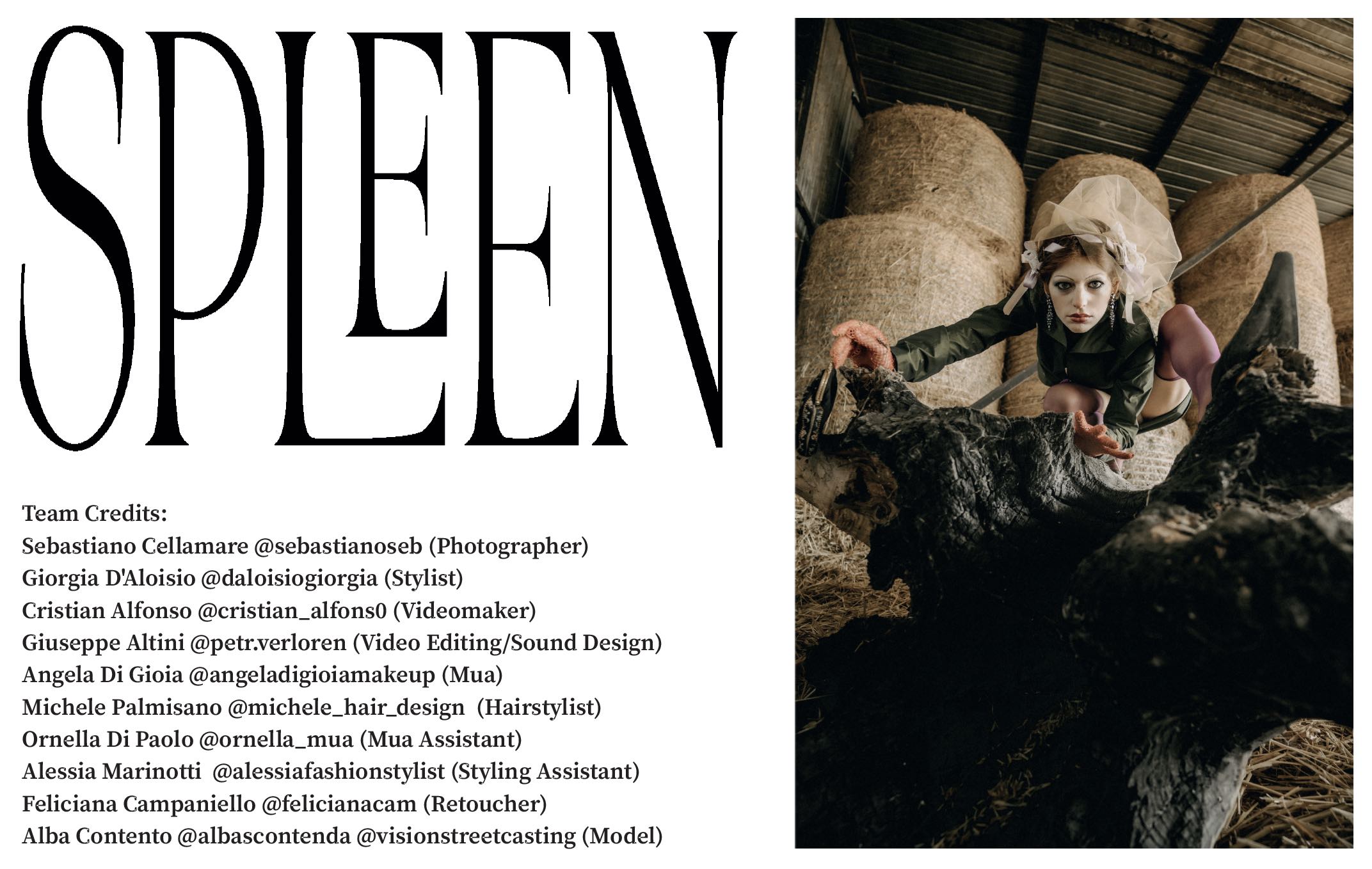 Spleen fashion editorial