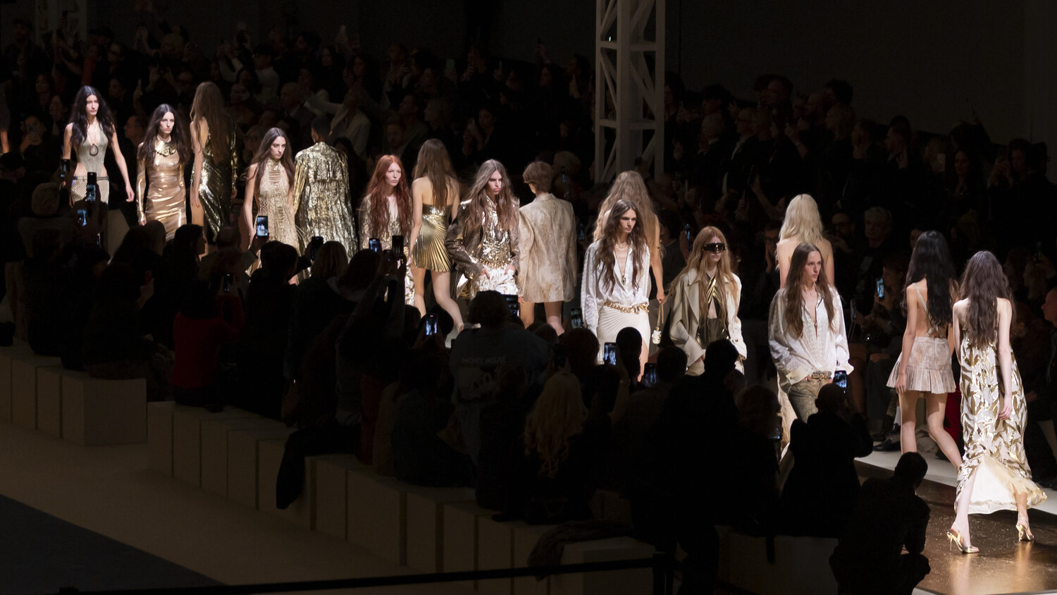 Roberto Cavalli SS26 collection - gold obsession 