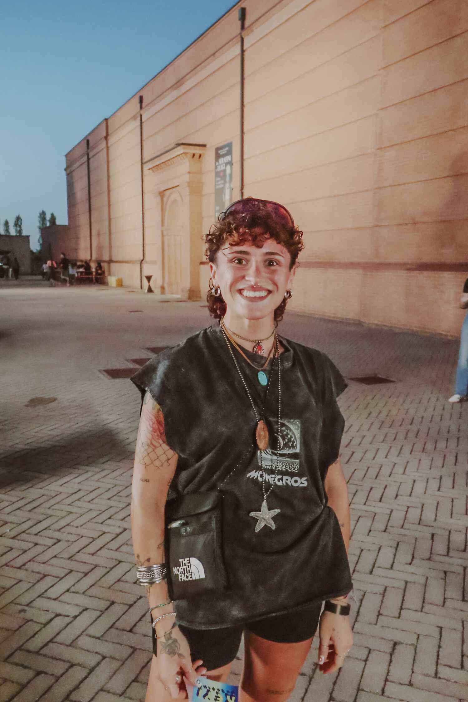 one of the people attending the festival 