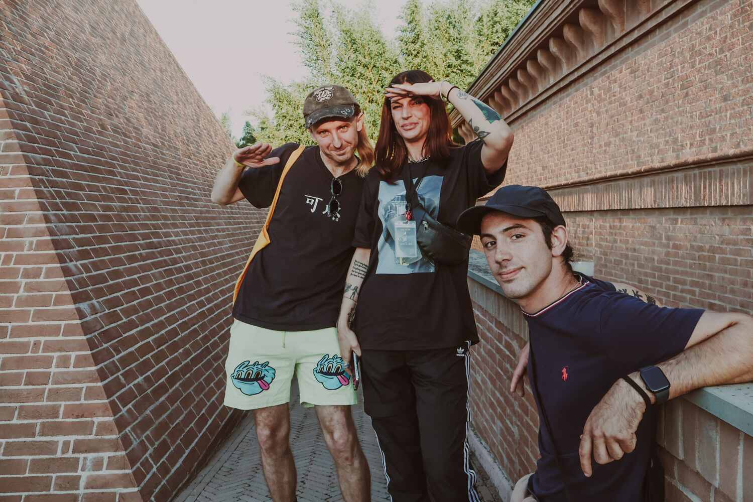 Greg and 2 guys at frega festival 2025 