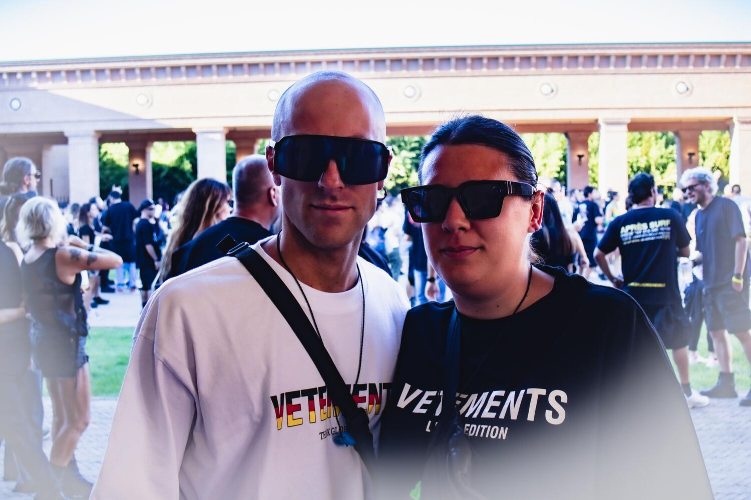 2 people attending the frega festival 2025 