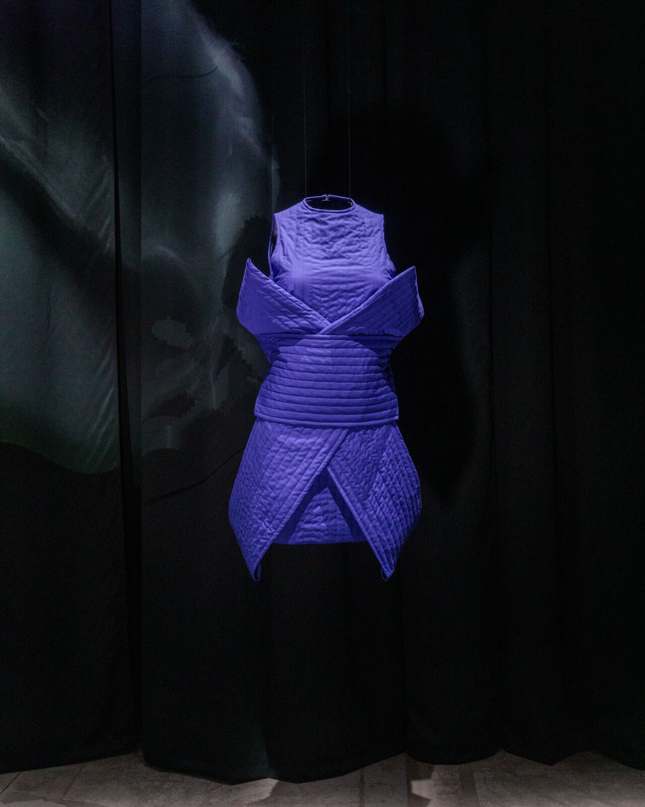 blue dress for MCM collection 