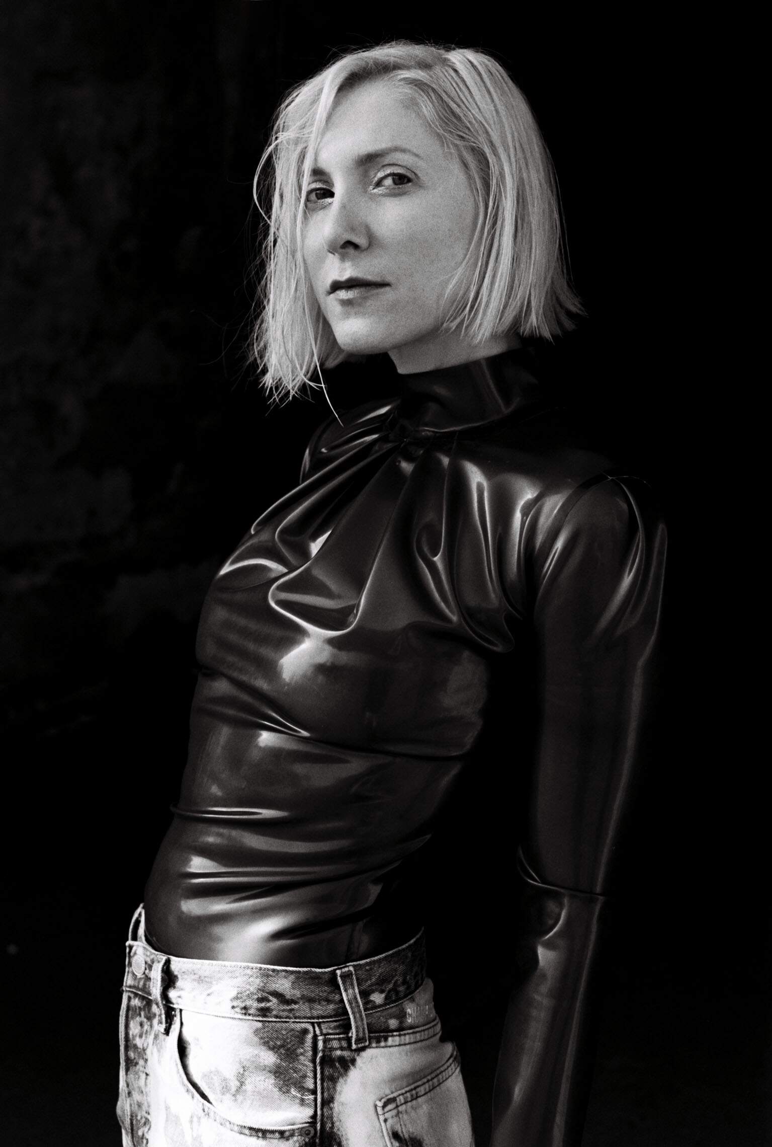 portrait taken by Sven Marquardt, showing a women