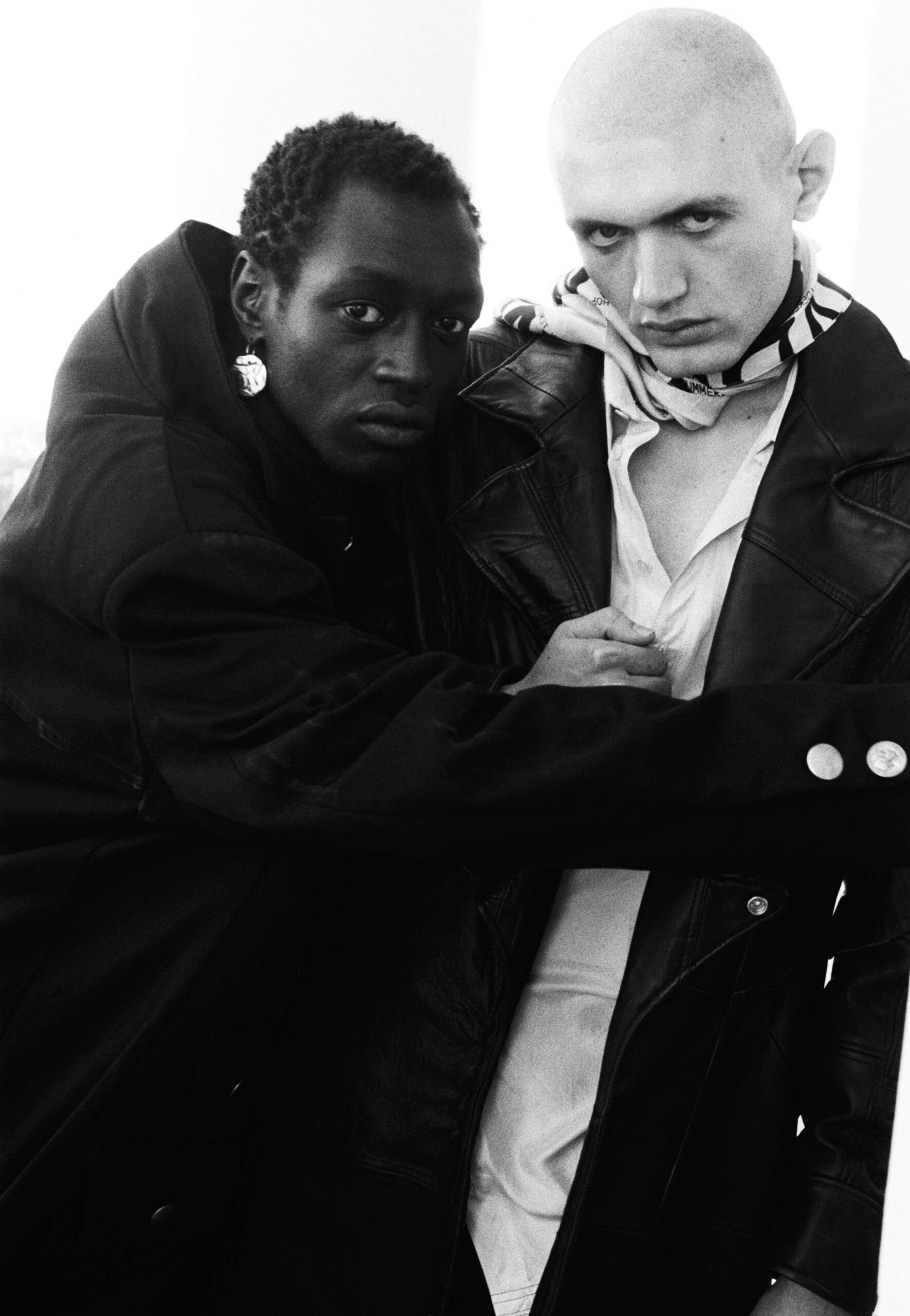 portrait taken by Sven Marquardt, showing 2 people 