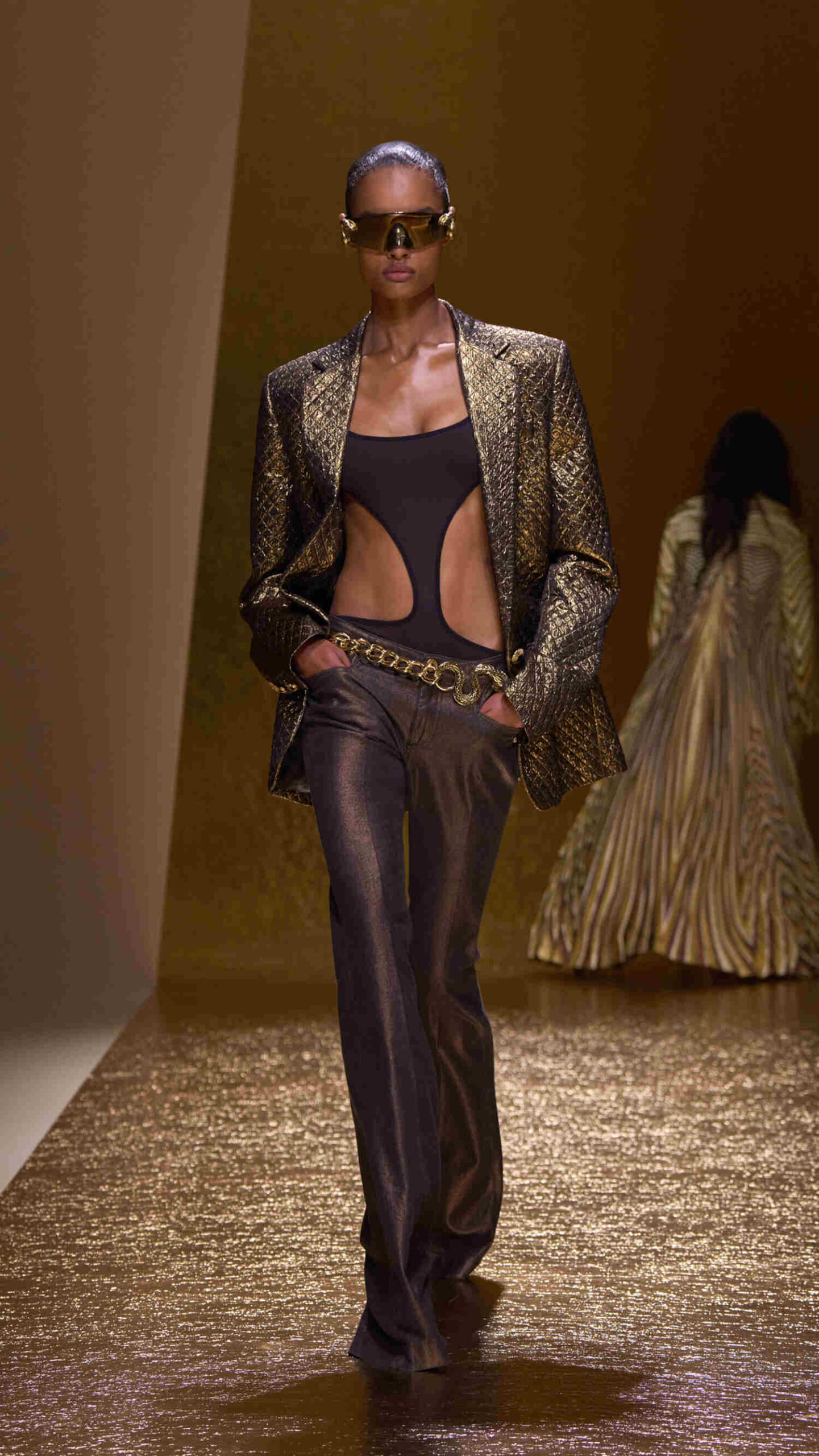 Roberto Cavalli SS26 collection - gold obsession 