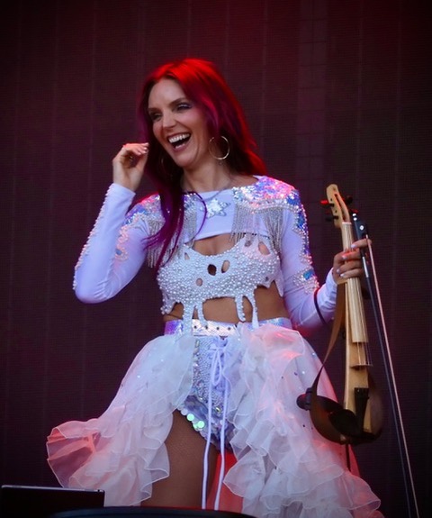Andrea Whitt on stage