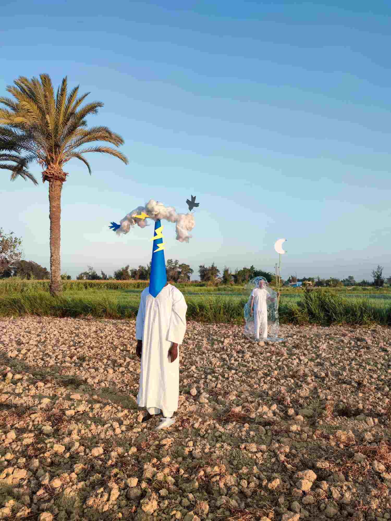 Festival identity promotional picture with two people